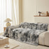 Soft Chenille Sofa Cover, Textured Abstract Couch Protector Cover with Vintage Pattern