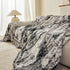 Soft Chenille Sofa Cover, Textured Abstract Couch Protector Cover with Vintage Pattern