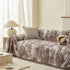 Soft Chenille Sofa Cover, Textured Abstract Couch Protector Cover with Vintage Pattern