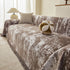 Soft Chenille Sofa Cover, Textured Abstract Couch Protector Cover with Vintage Pattern