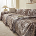 Soft Chenille Sofa Cover, Textured Abstract Couch Protector Cover with Vintage Pattern