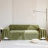 Chenille Thickened Solid Couch Blanket Throws, Reversible Couch Covers for Sectional Couches