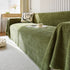 Chenille Thickened Solid Couch Blanket Throws, Reversible Couch Covers for Sectional Couches