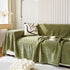 Chenille Thickened Solid Couch Blanket Throws, Reversible Couch Covers for Sectional Couches