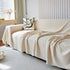 Chenille Thickened Solid Couch Blanket Throws, Reversible Couch Covers for Sectional Couches