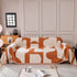 Modern Abstract Chenille Sofa Cover, Large Soft Throw Blanket with Tassels for Couch
