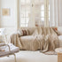 Soft Jacquard Sofa Cover for Dogs, Boho Chenille Sofa Slipcover for Pets Washable
