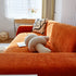 Chenille Thickened Solid Couch Blanket Throws, Reversible Couch Covers for Sectional Couches