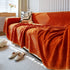 Chenille Thickened Solid Couch Blanket Throws, Reversible Couch Covers for Sectional Couches