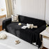 Chenille Thickened Solid Couch Blanket Throws, Reversible Couch Covers for Sectional Couches