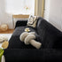 Chenille Thickened Solid Couch Blanket Throws, Reversible Couch Covers for Sectional Couches