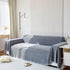 Chenille Thickened Solid Couch Blanket Throws, Reversible Couch Covers for Sectional Couches