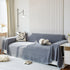 Chenille Thickened Solid Couch Blanket Throws, Reversible Couch Covers for Sectional Couches