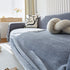 Chenille Thickened Solid Couch Blanket Throws, Reversible Couch Covers for Sectional Couches