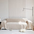 Chenille Thickened Solid Couch Blanket Throws, Reversible Couch Covers for Sectional Couches