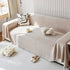 Chenille Thickened Solid Couch Blanket Throws, Reversible Couch Covers for Sectional Couches