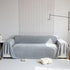 Chenille Thickened Solid Couch Blanket Throws, Reversible Couch Covers for Sectional Couches