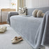 Chenille Thickened Solid Couch Blanket Throws, Reversible Couch Covers for Sectional Couches