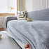 Chenille Thickened Solid Couch Blanket Throws, Reversible Couch Covers for Sectional Couches