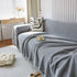 Chenille Thickened Solid Couch Blanket Throws, Reversible Couch Covers for Sectional Couches