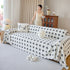 Geometric Jacquard Plush Warm Sofa Couch Cover Coral Fleece Throw Blanket for Couch