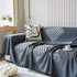 Textured Chenille Sofa Cover Throw, Soft Washable Couch Blanket Protector for Pets