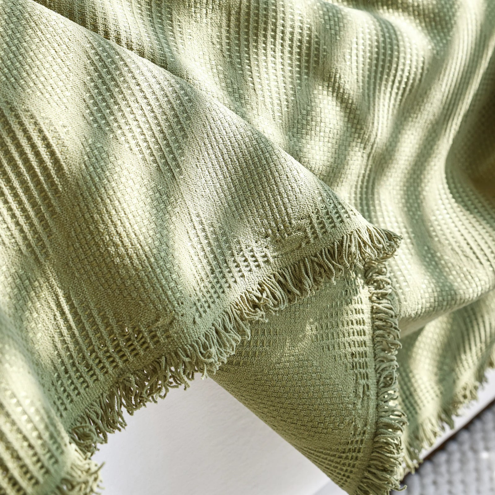 Textured Chenille Sofa Cover Throw, Soft Washable Couch Blanket Protector for Pets