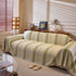 Modern Striped Sofa Throw Blanket, Lightweight Couch Cover for Summer Seating
