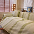 Modern Striped Sofa Throw Blanket, Lightweight Couch Cover for Summer Seating