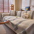 Modern Striped Sofa Throw Blanket, Lightweight Couch Cover for Summer Seating