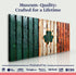 Irish Shamrock Glory Wooden Flag Wall Art
