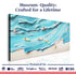 Abstract Aerial View Beach Wall Art