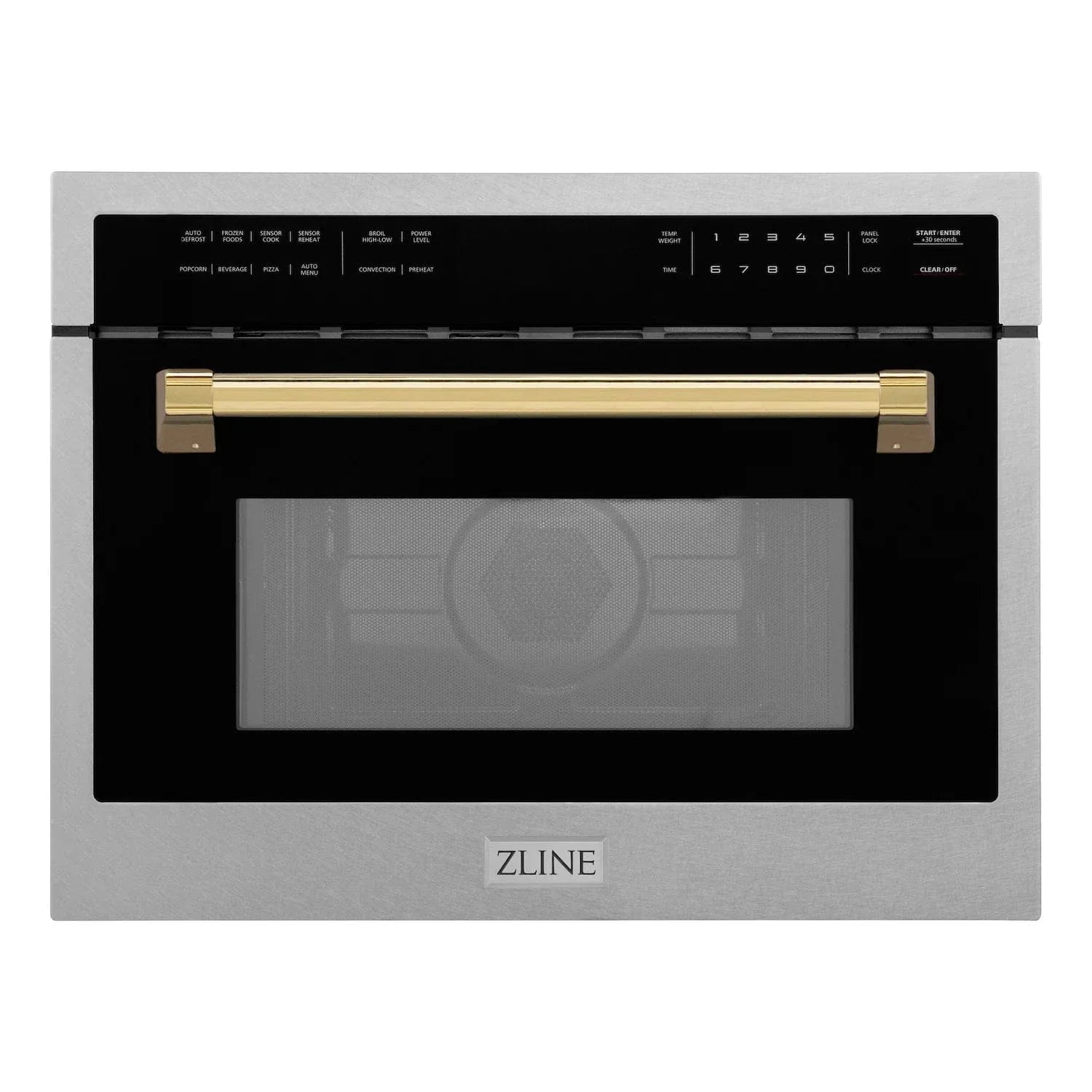 ZLINE 24” Convection Microwave, Stainless Steel, Gold MWOZ-24-SS-G