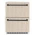 ZLINE 24" Touchstone 168 Can Outdoor-Rated Dual Refrigerator Drawer, Panel Matte Black, RDSPOZ-24-MB