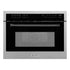 ZLINE 24” Convection Microwave, Stainless Steel, Black MWOZ-24-SS-MB