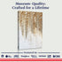 Golden Wisteria Wall Art