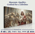 Jesus Protects The Lamb From Wolves Faith Wall Art II
