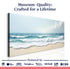 Serene Ocean Wave Coastal Wall Art XIV