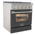 Kucht 30" Propane Range, Stainless Steel, Grey Oven Door, KNG301/LP-GR