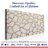 Golden Neurons Wall Art