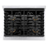 ZLINE 30"Paramount Dual Fuel Range DuraSnow® Gold SDRSZ-30-G