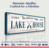 Personalized Lake House Sign IV