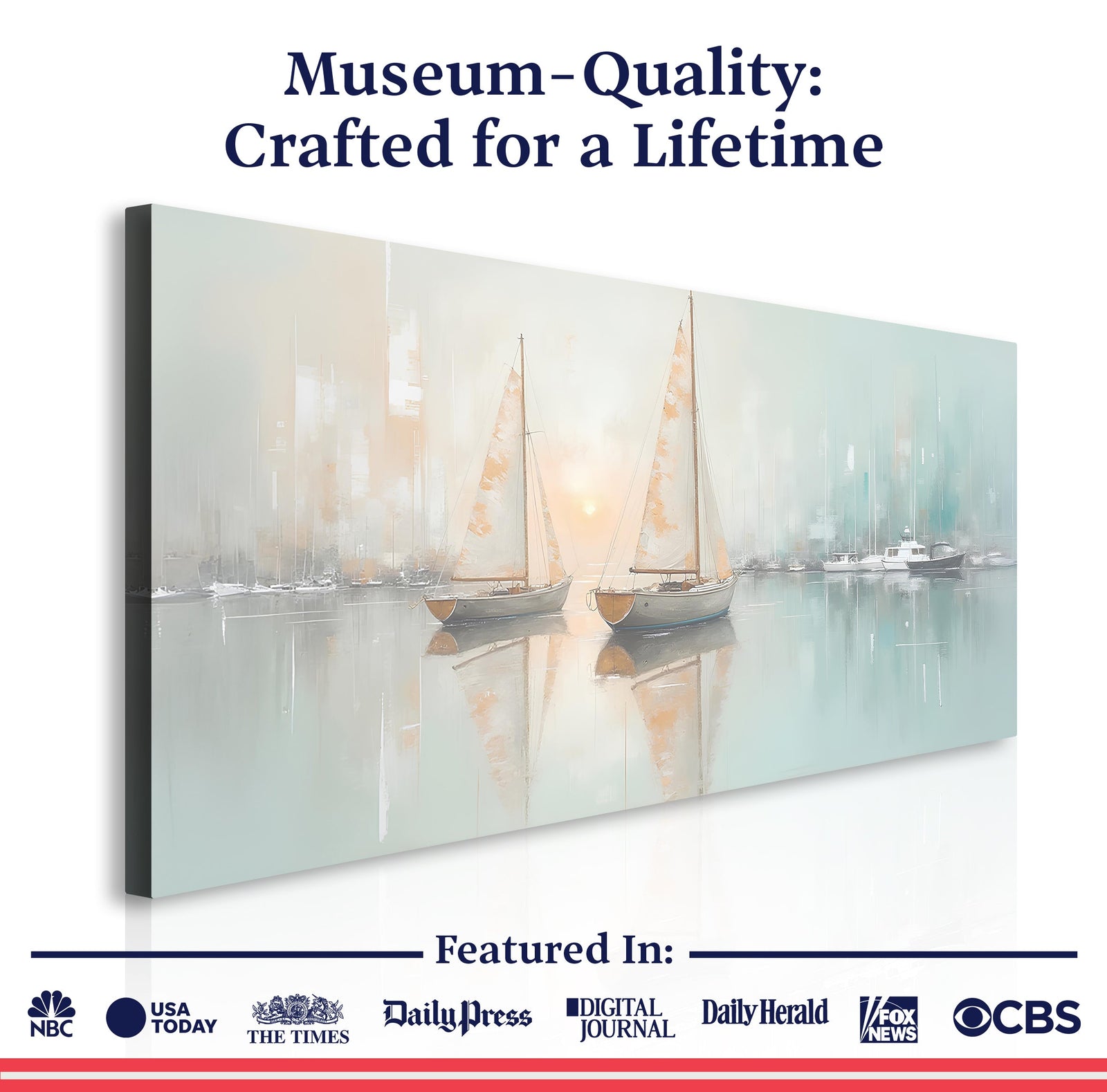 Abstract Pier and Dock Wall Art