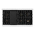 ZLINE 48" Dual Fuel Range, Gas Cooktop, Electric Convection Oven DuraSnow® Stainless Steel, Matte Black CDRSZ-48-MB