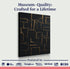 Contemporary Black and Gold Wall Art