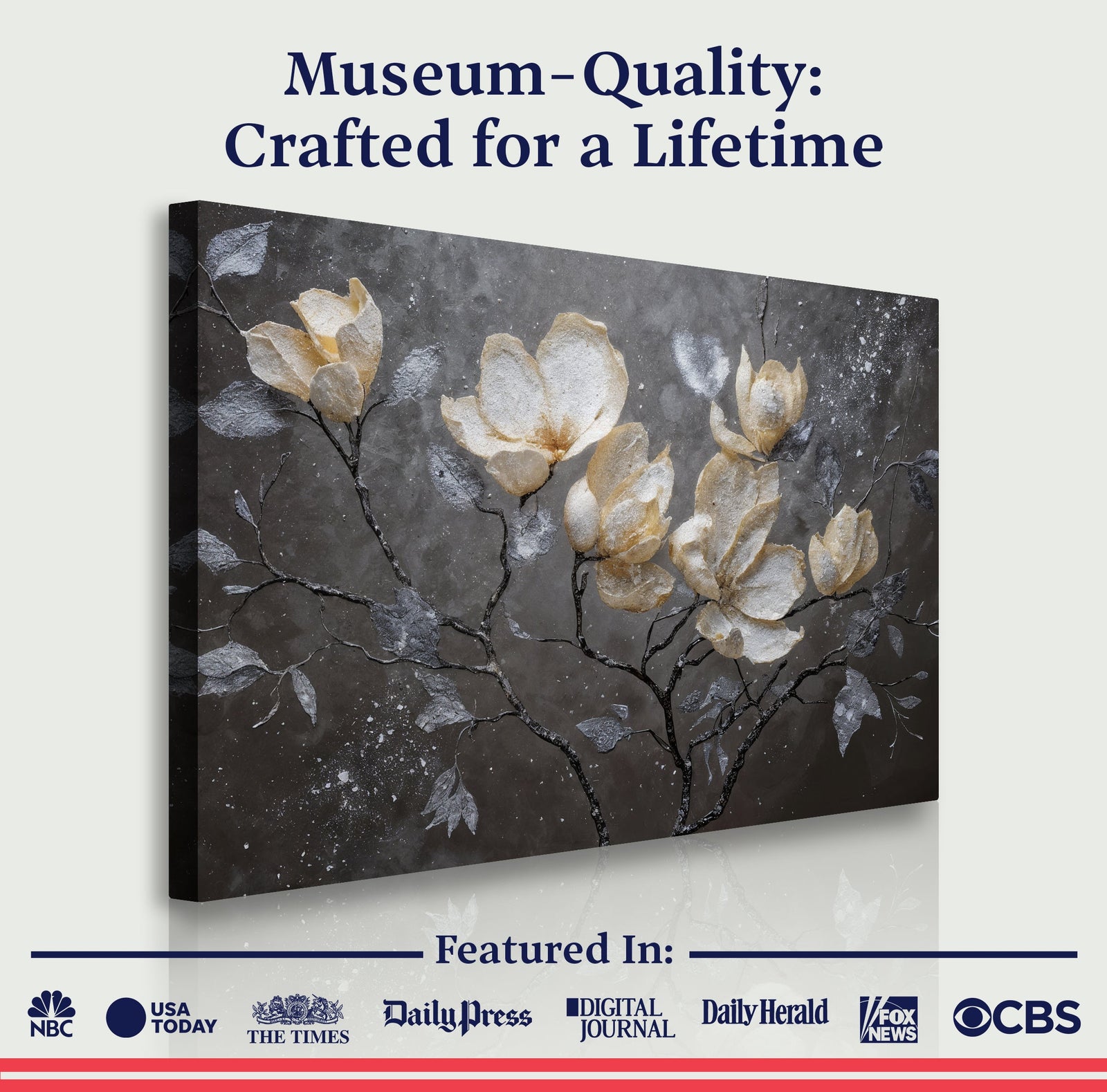 Midnight Magnolias Wall Art