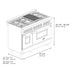 ZLINE 48" Bundle Range RAB-BR-48 & Wall Range Hood BSKBN, 2KP-RABRH48