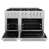 ZLINE 48" Dual Fuel Range, Gas Cooktop, Electric Convection Oven Stainless Steel, CDR48
