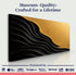 Black And Gold Minimalist Abstract XI