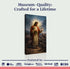 Jesus Protects The Lamb From Wolves Faith Wall Art V